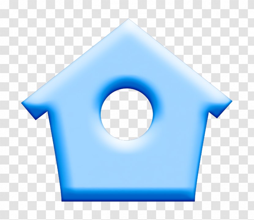 Building Icon Home House - Blue - Symbol Transparent PNG