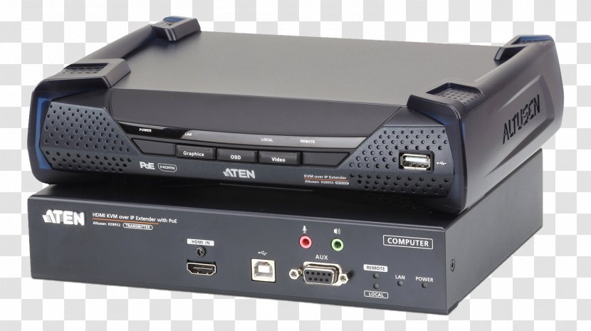 KVM Switches HDMI Internet Protocol Computer Monitors ATEN International - Suite - USB Transparent PNG