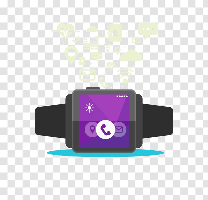 Download Icon - Watch - Vector Phone Transparent PNG