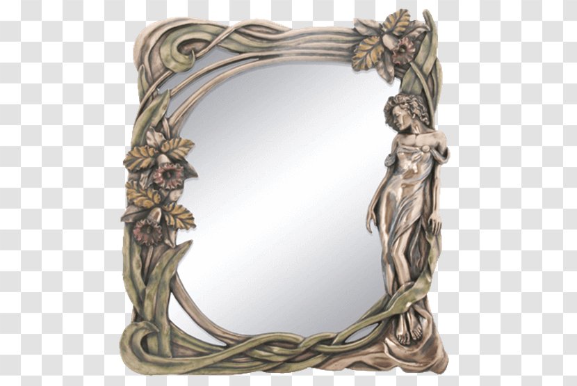 Art Nouveau Mirror Decorative Arts Deco - Painting Transparent PNG