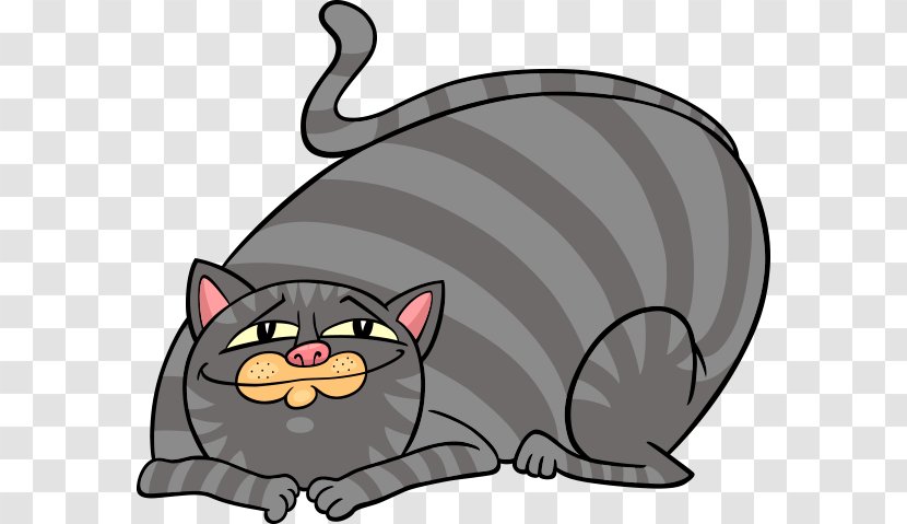 Tabby Cat Kitten Royalty-free Illustration - Mammal - Vector Cute Big Fat Transparent PNG