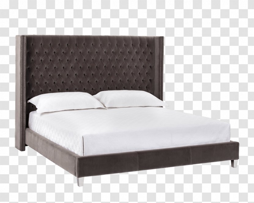 Platform Bed Upholstery Furniture Bedroom - Sleigh Transparent PNG