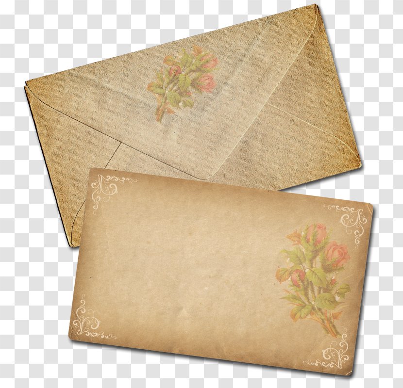 Envelope Letterhead Placard Clip Art - Vintage Maps Transparent PNG