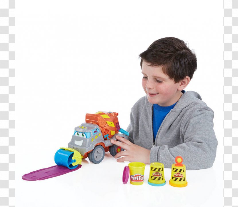 Play-Doh Amazon.com Toy Block Cement Mixers - Educational Transparent PNG
