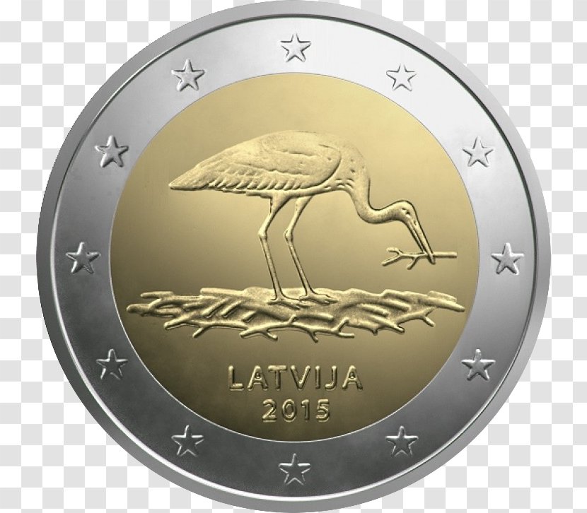 Vidzeme 2 Euro Commemorative Coins Coin Transparent PNG