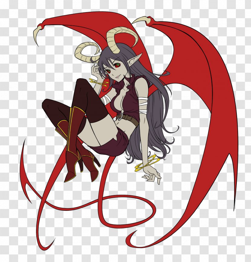 Succubus Demon Clip Art Image DeviantArt - Frame Transparent PNG