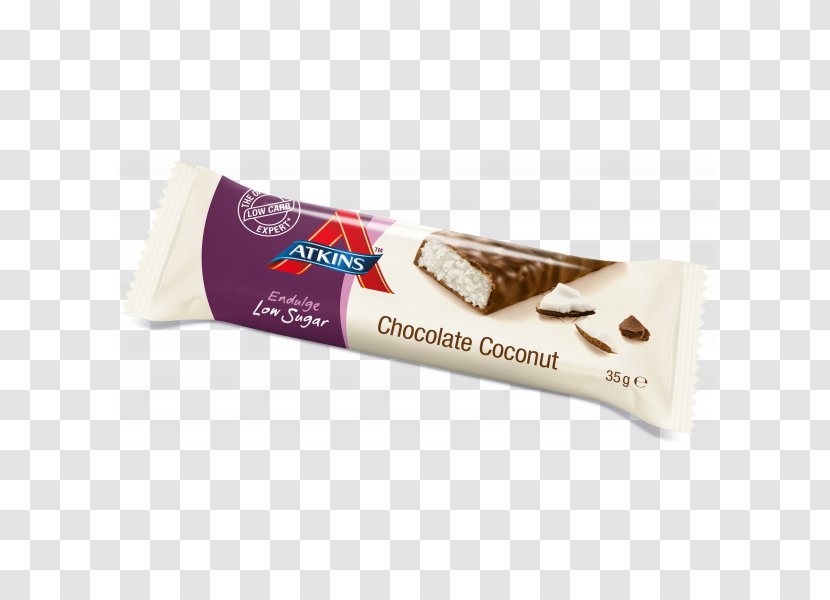 Chocolate Bar Atkins Diet Dark Sea Salt Caramel Bounty - Flavor - Coconut Transparent PNG