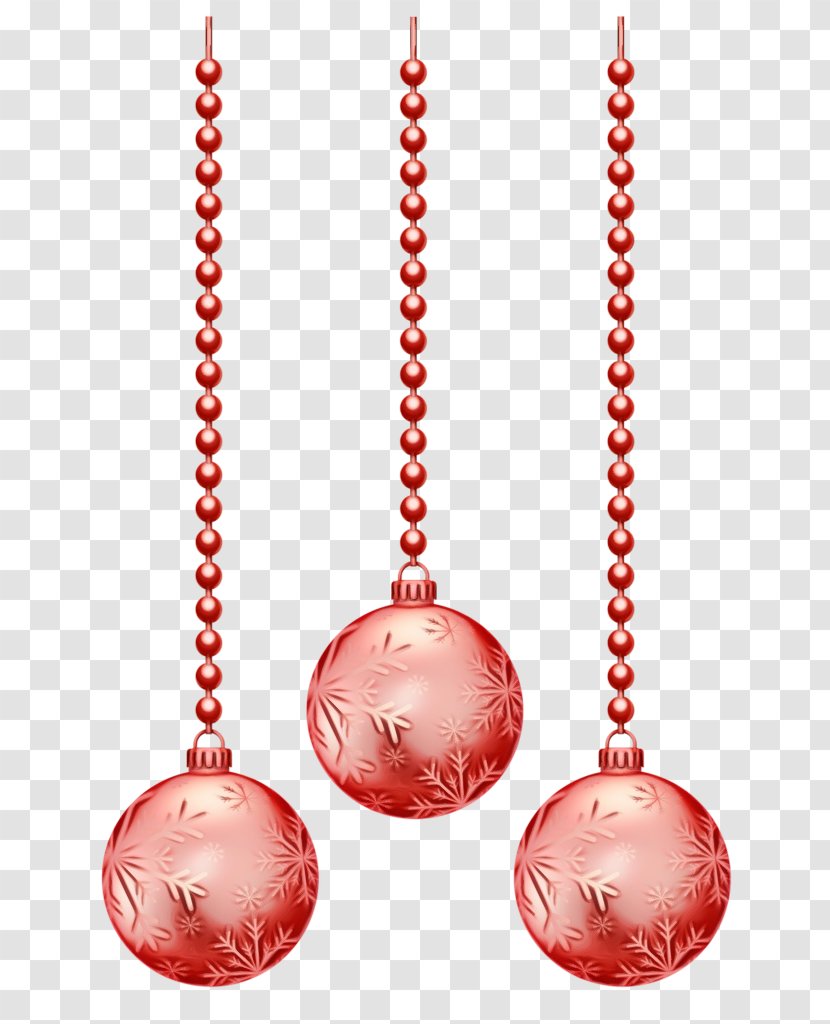 Red Christmas Ball - Ornament - Sphere Transparent PNG