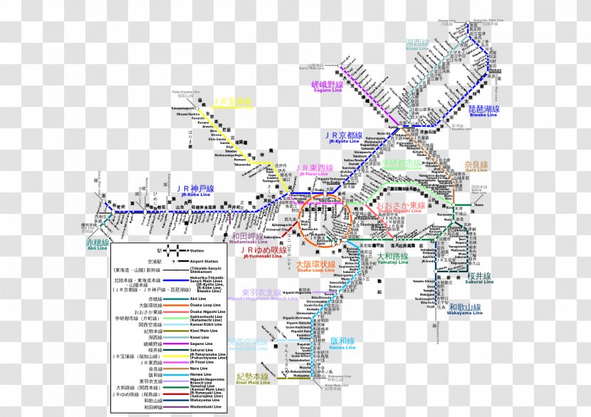Map Plan Land Lot Engineering Line - West Japan Railway Company Transparent PNG