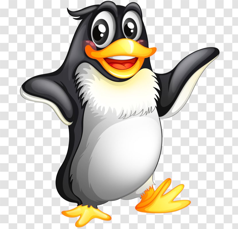 Penguin Bird Antarctic Illustration - Royaltyfree - Cute Little Transparent PNG