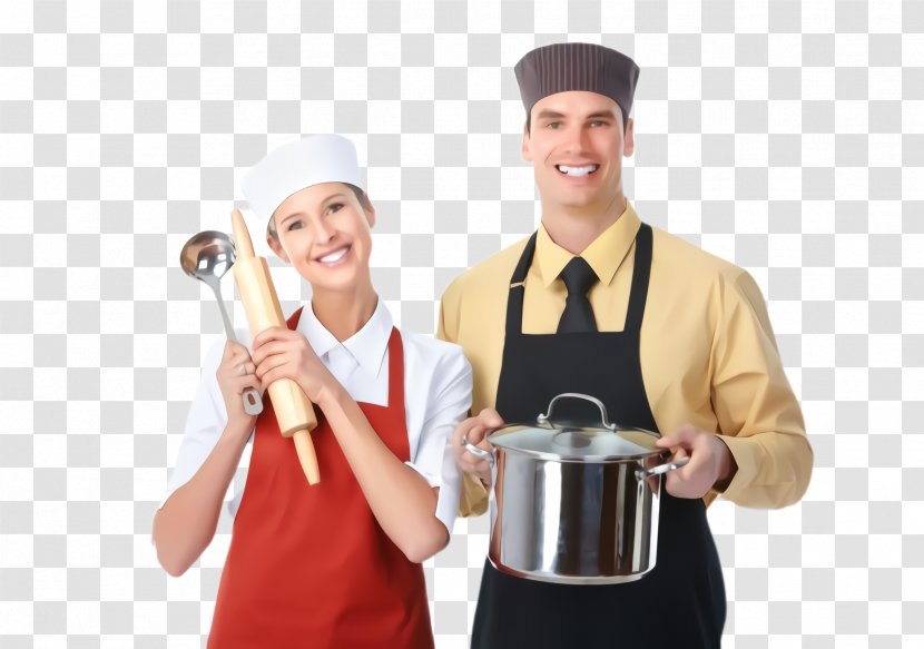 Cook Chef Waiting Staff Chef's Uniform Chief - Cooking Cookware And Bakeware Transparent PNG