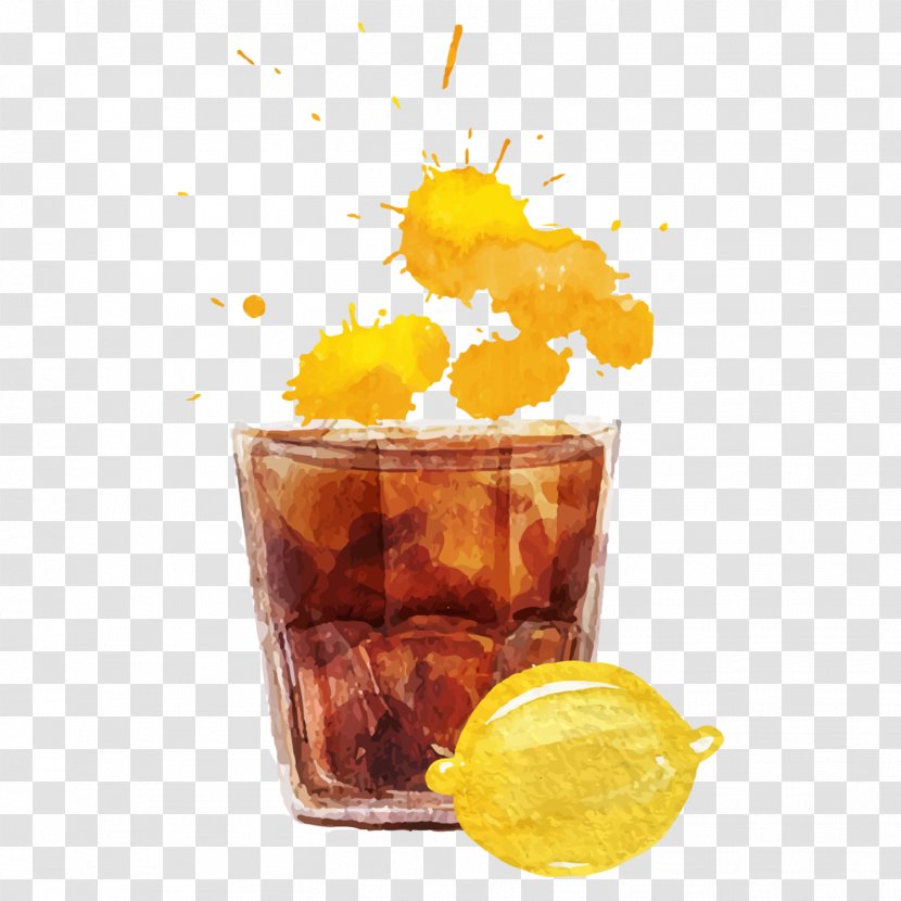 Rum And Coke Cocktail Cola Orange Drink - Kola Transparent PNG