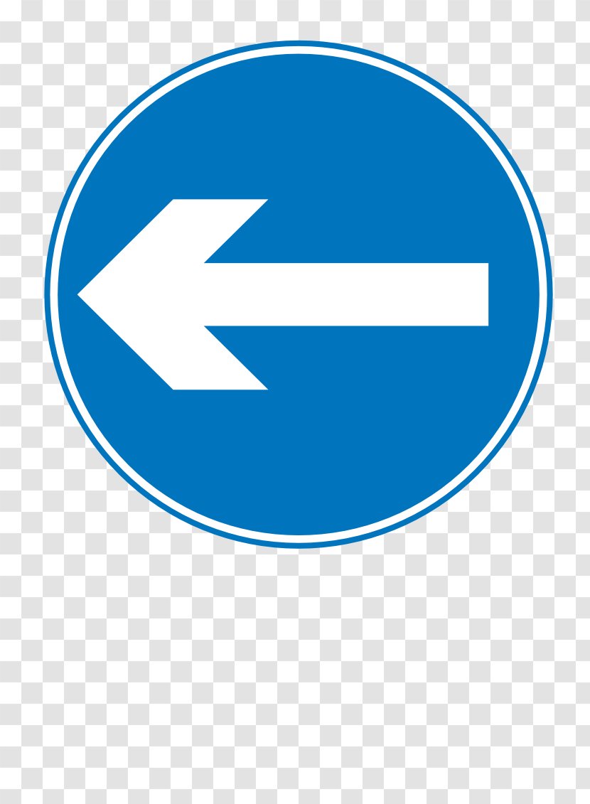 Traffic Sign Road Clip Art - Text - Left Arrow Transparent PNG