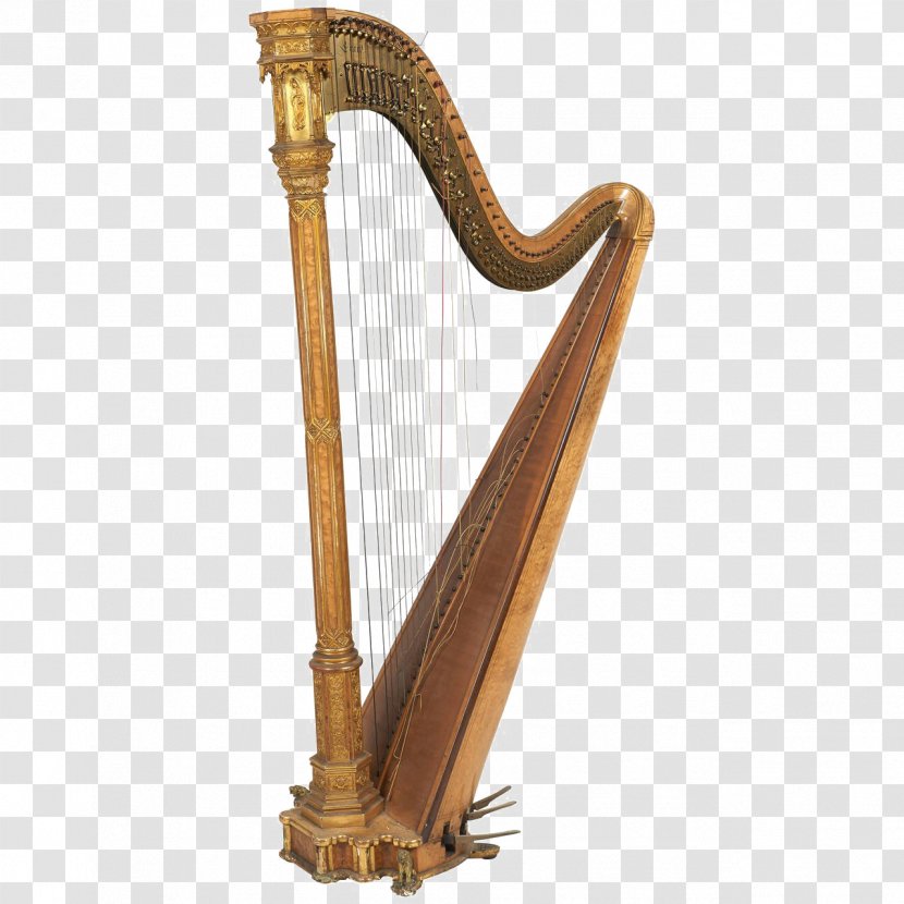 Pedal Harp String Instruments Musical Celtic - Frame Transparent PNG
