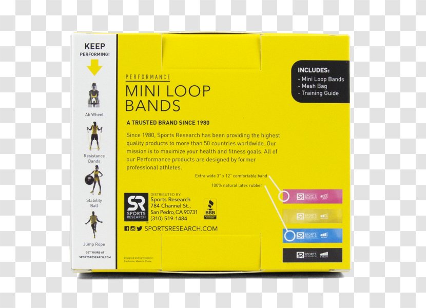 Sports Research Mini Loop Bands Biotin With Organic Coconut Oil MINI COUNTRYMAN - Software - Sweat Band Transparent PNG