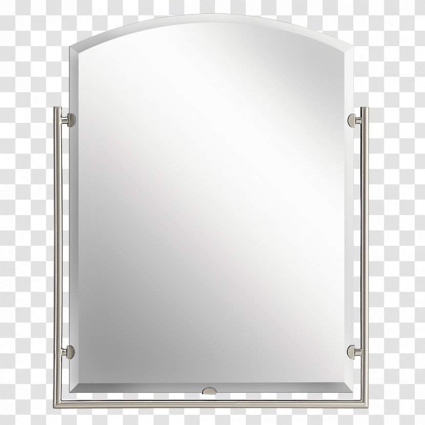Light Perfect Mirror Brushed Metal Nickel Transparent PNG