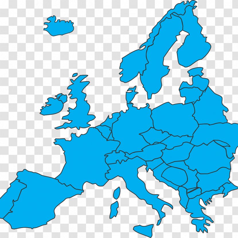 Europe Map Clip Art Transparent PNG