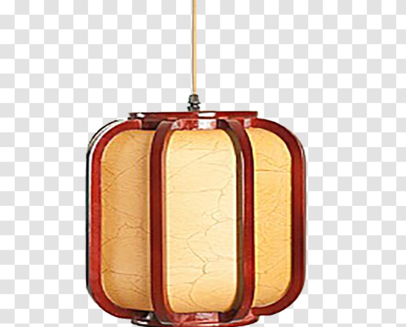 Chandelier Lighting Paper Lantern Chinese Cuisine - Vintage Transparent PNG