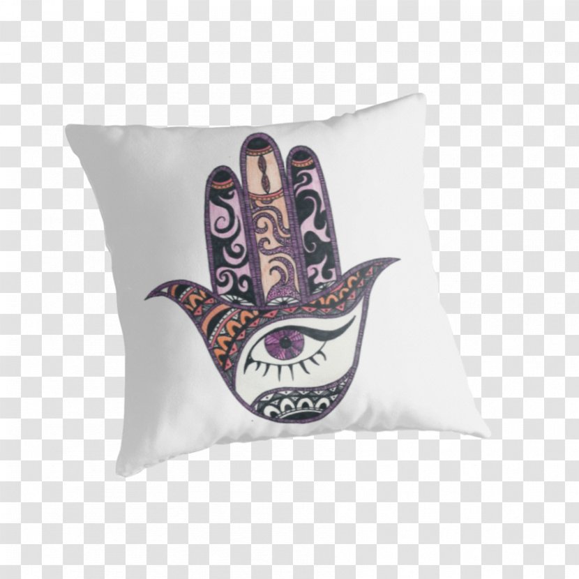 Hamsa Amulet Palm - Pillow Transparent PNG