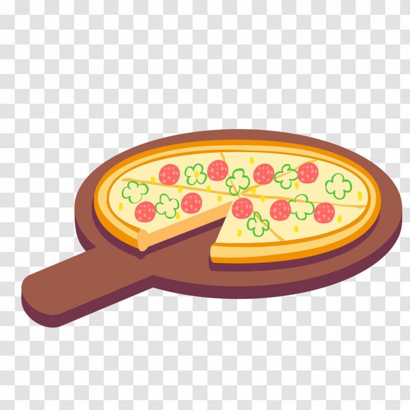 Cuisine Illustration - Delicious Pizza Transparent PNG