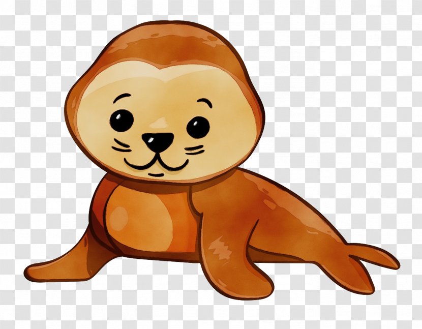 Cartoon Animation Animated Marine Mammal Clip Art - Seal Otter Transparent PNG