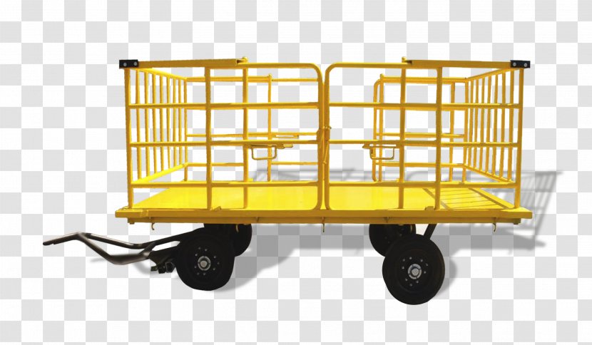 Airport Carttec Trailer Towing Pedestrian - Move Cargo Transparent PNG