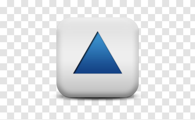 Triangle Arrow Clip Art - White-square Transparent PNG