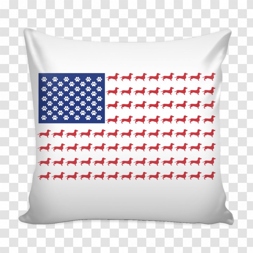 T-shirt Independence Day Flag Of The United States - Material - Throw Pillows Transparent PNG