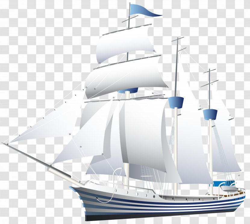 Sailing Ship Sailboat Brigantine - Windjammer Transparent PNG