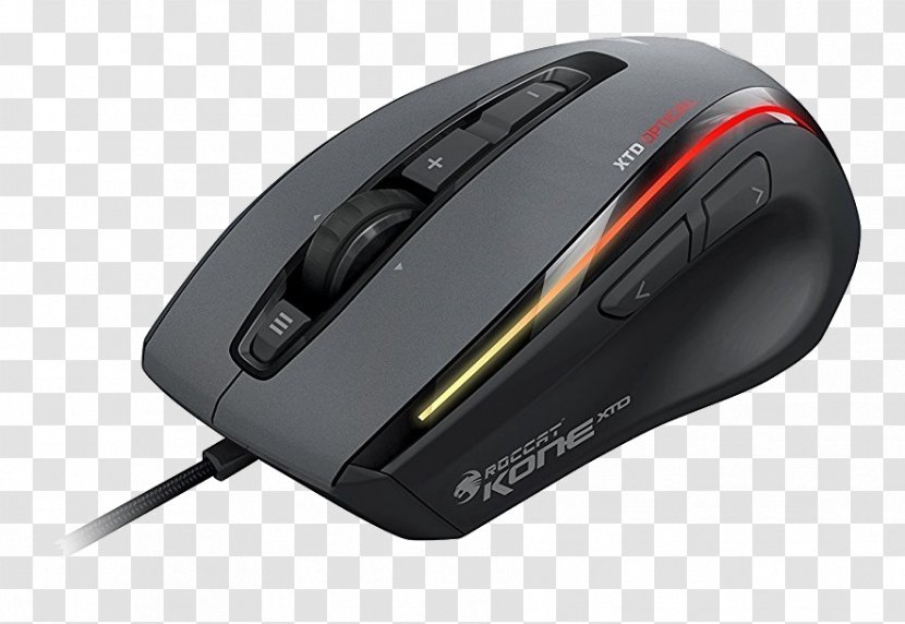 Computer Mouse Roccat Kone XTD ROCCAT Pure Aimo Gaming - Optical Transparent PNG