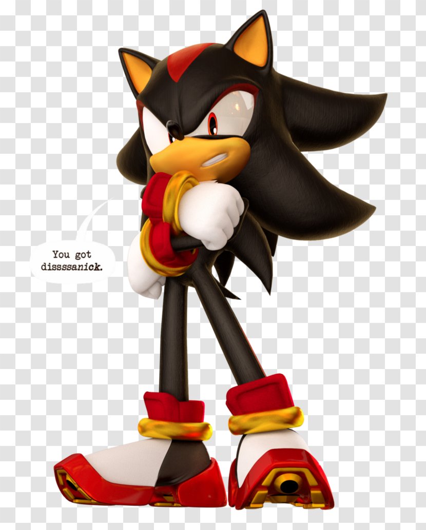 Shadow The Hedgehog Sonic Riders Adventure 2 3D 3 - Vertebrate Transparent PNG