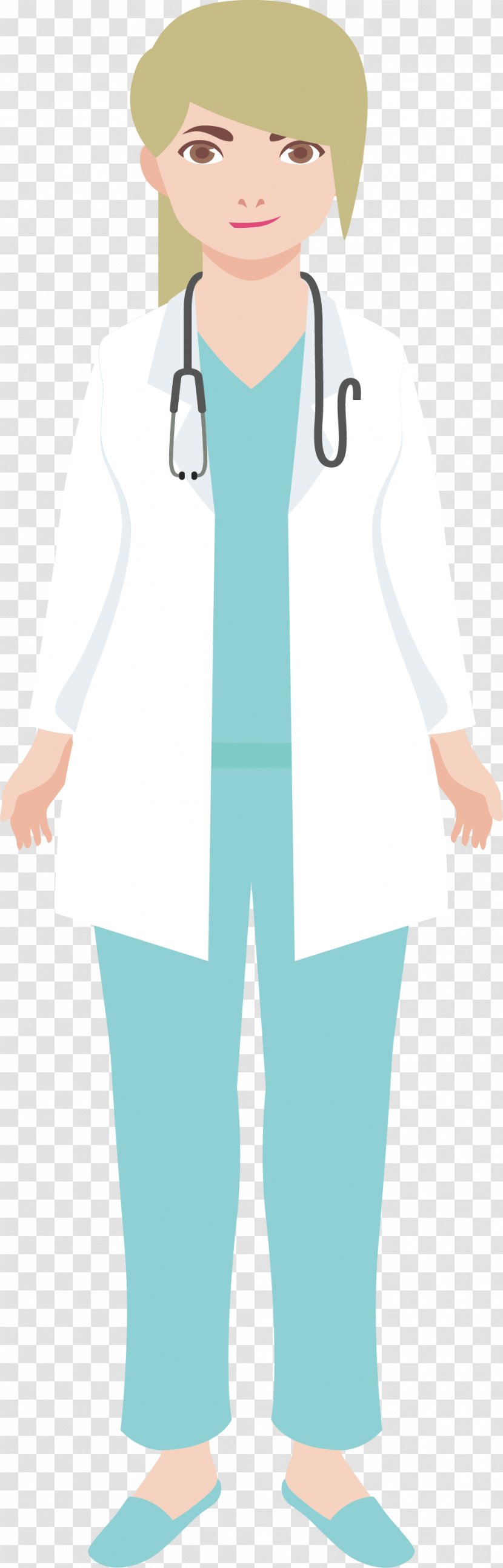 Physician White - Frame - A Doctor In Coat Transparent PNG