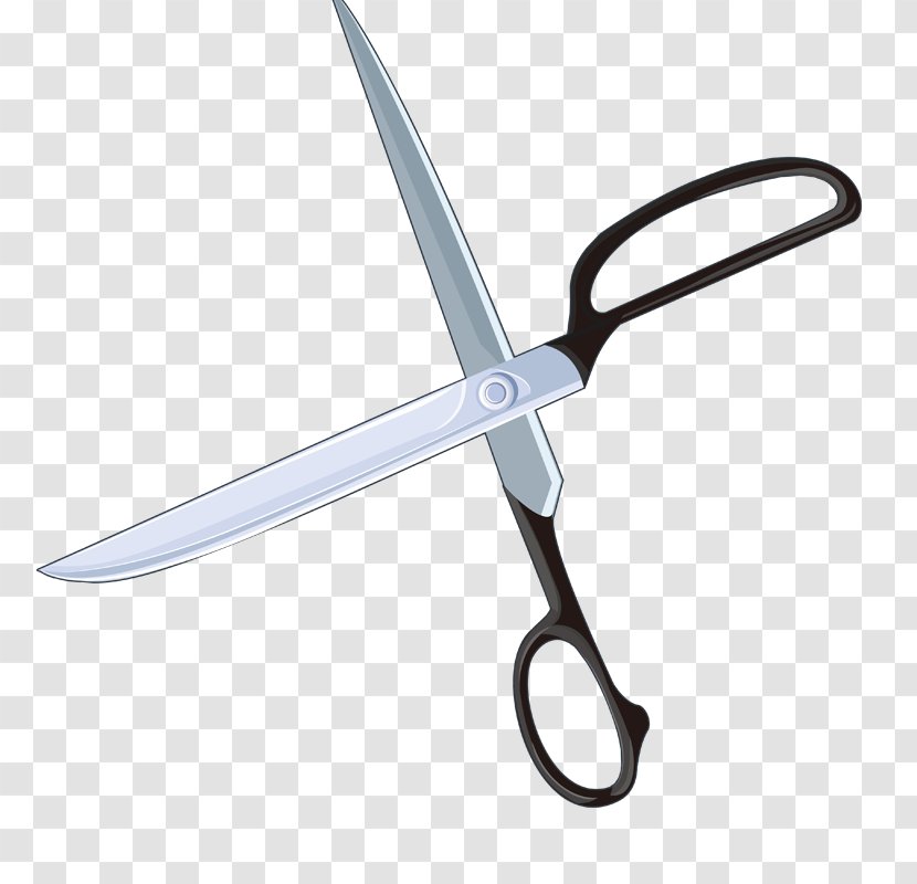 Knife Euclidean Vector Scissors - Hardware Transparent PNG
