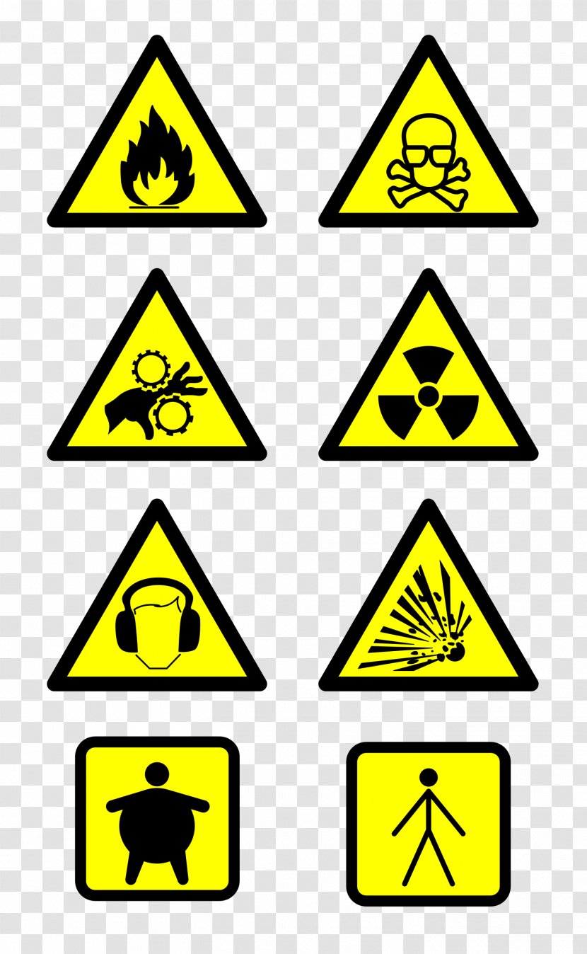 Warning Sign Royalty-free Clip Art - Symmetry - Signs Transparent PNG