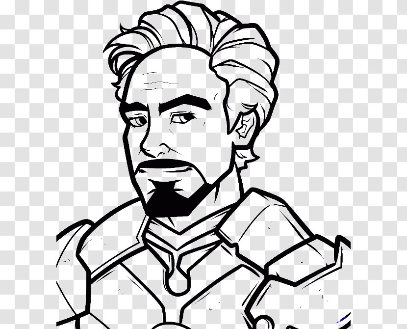 Iron Man YouTube Drawing Sketch - 3 - Tony Stark Transparent PNG