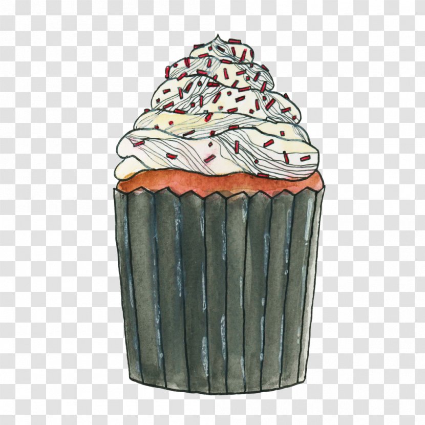 Cupcake Food Baking - Red Velvet Transparent PNG