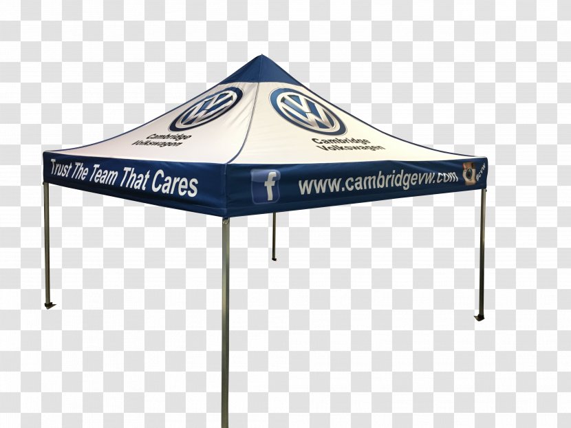 Cambridge Pop Up Canopy Tent Advertising - Gazebo Transparent PNG