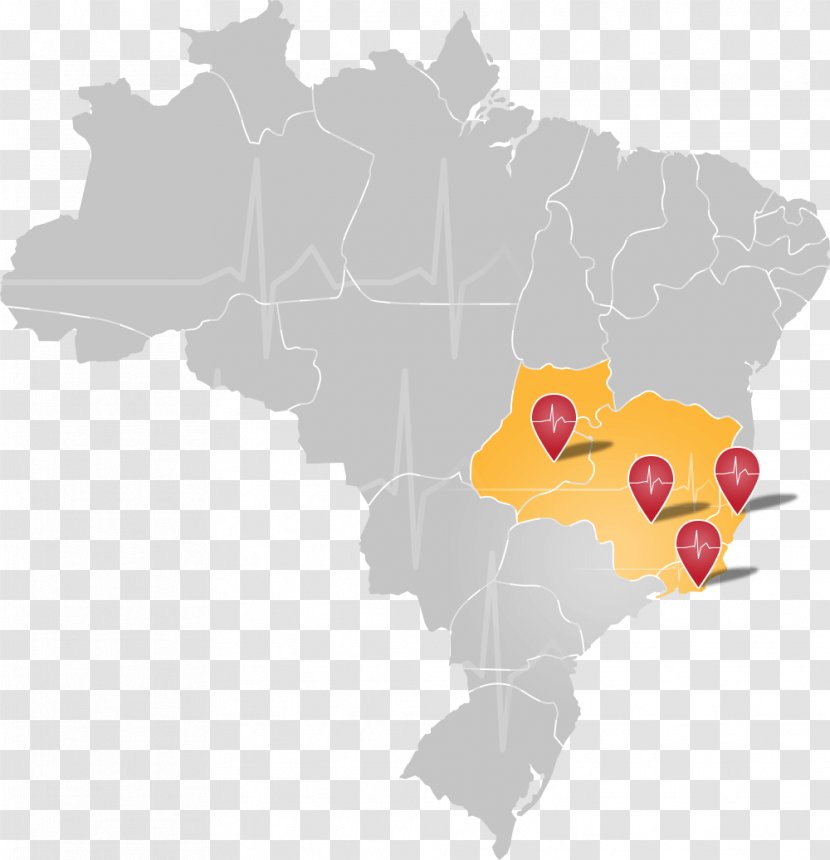 Brazil Vector Graphics Map Illustration Image - Royaltyfree Transparent PNG