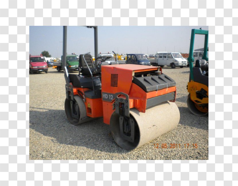 Road Roller Machine Car Compactor Tractor Transparent PNG