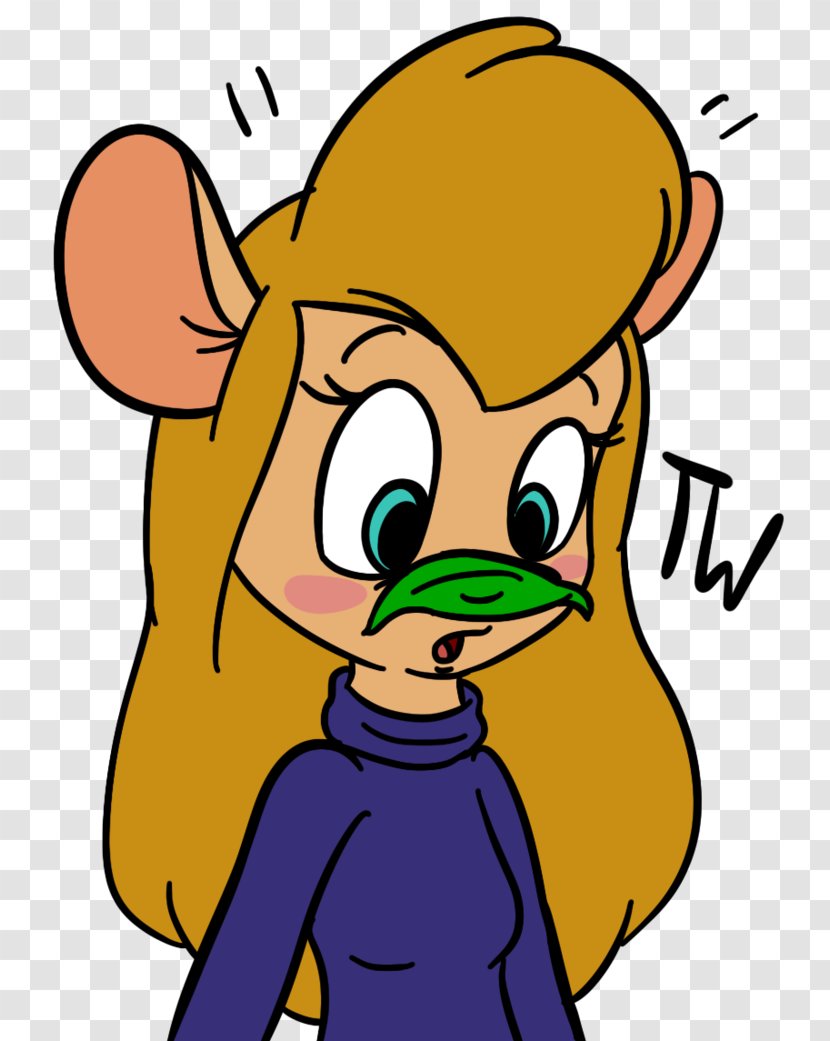 Gadget Hackwrench Chip 'n' Dale Fan Art - Flower Transparent PNG