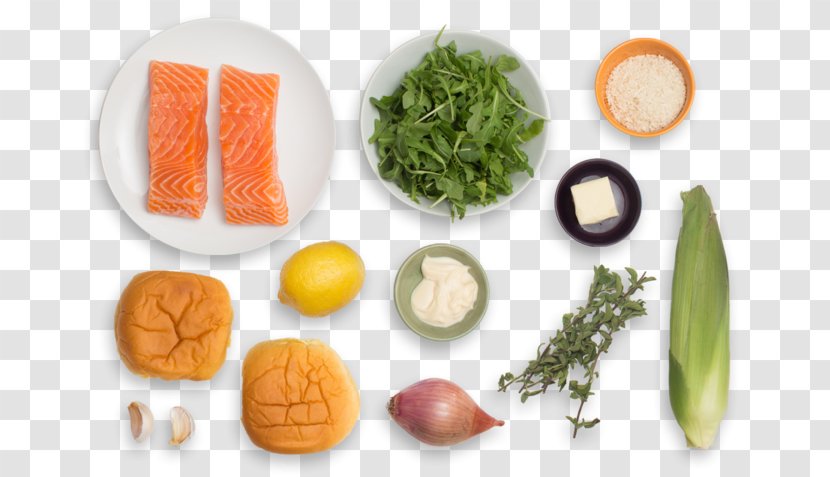 Leaf Vegetable Hamburger Aioli Vegetarian Cuisine Recipe - Garnish - Salmon Burger Transparent PNG