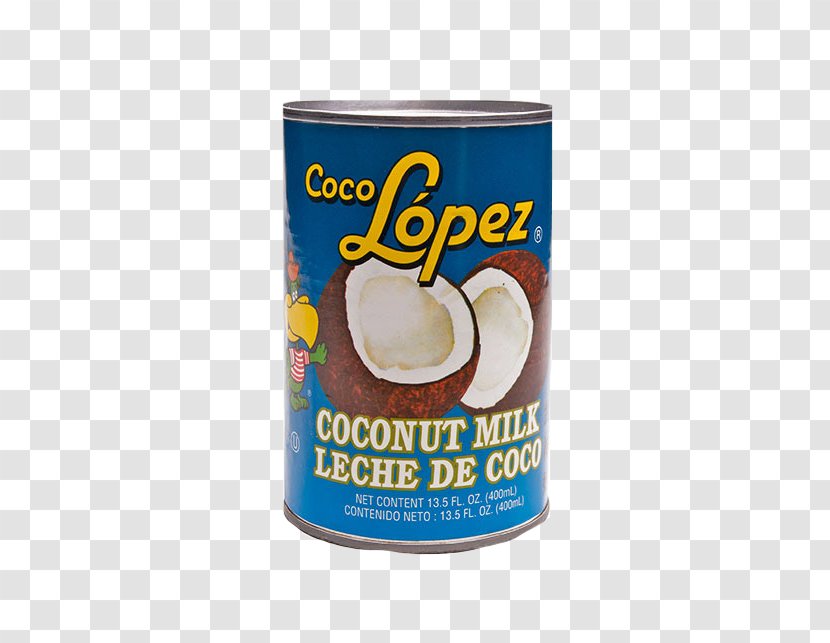 Coconut Milk Cream Coco López - Loco - Comp Transparent PNG