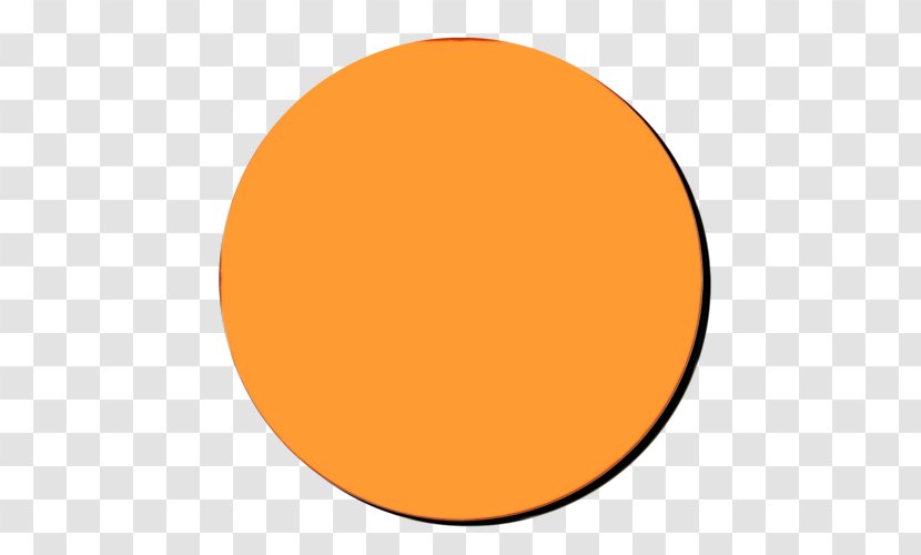 Cartoon Clock - Orange - Oval Beige Transparent PNG