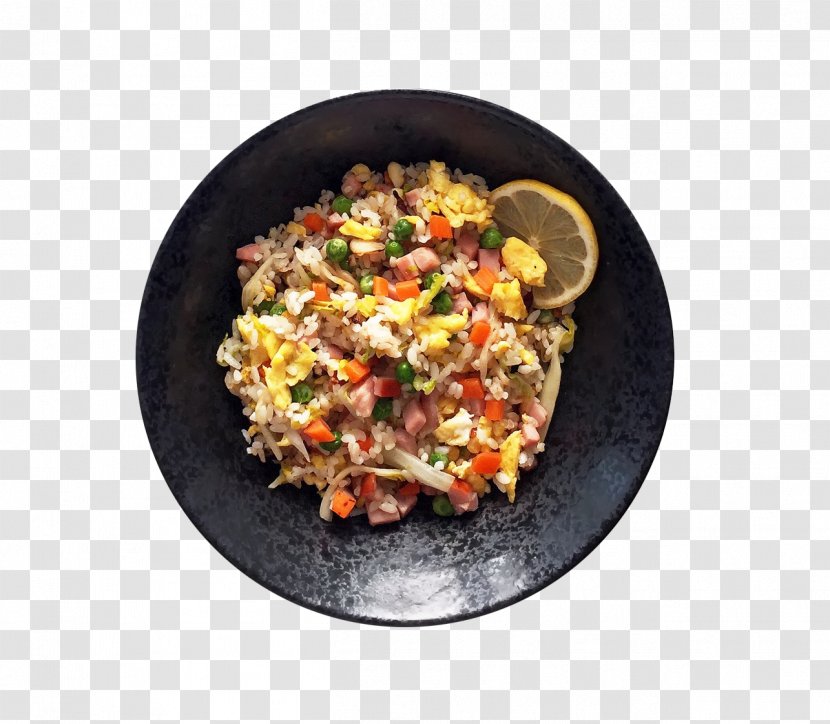 Yangzhou Fried Rice Breakfast Ham Vegetarian Cuisine - Food - Delicious Transparent PNG