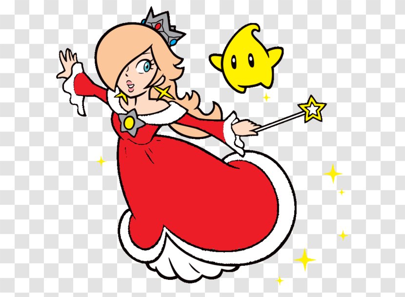 Rosalina Super Princess Peach Mario Galaxy Daisy - Watercolor - Bros Transparent PNG