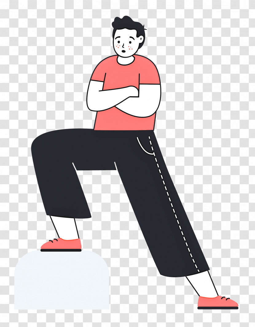 Boy Standing Transparent PNG