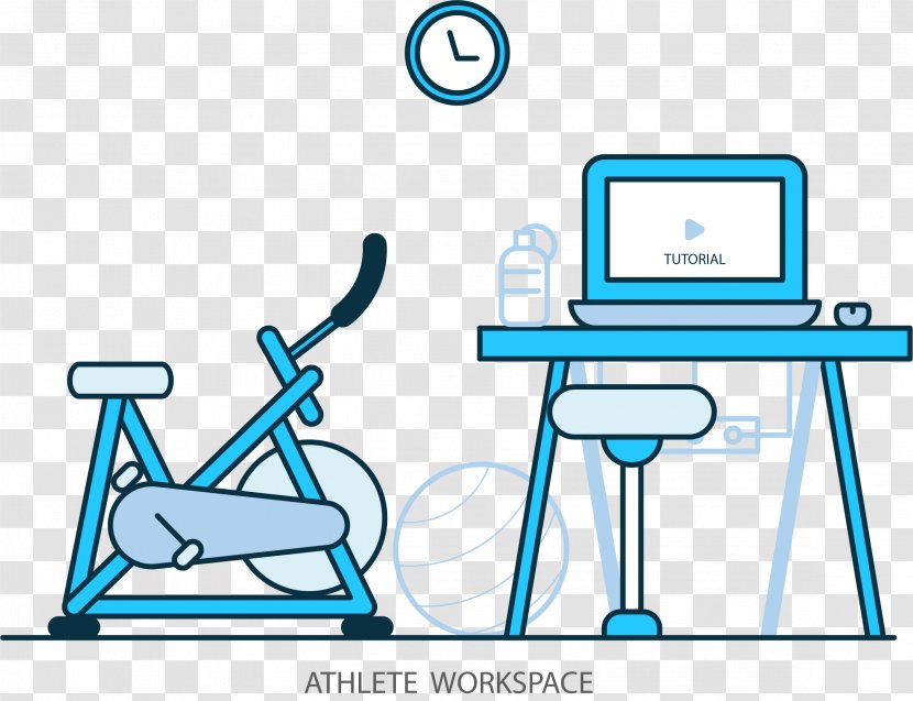 Physical Exercise Weight Loss Clip Art - Furniture - Fitness Cycling Transparent PNG