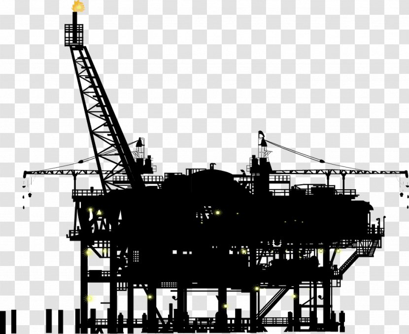 Drilling Rig Industry Oil Platform Petroleum Offshore - Mode Of Transport Transparent PNG