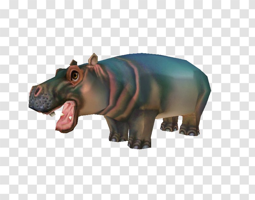 Hippopotamus Rhinoceros Terrestrial Animal Wildlife Snout - Organism Transparent PNG