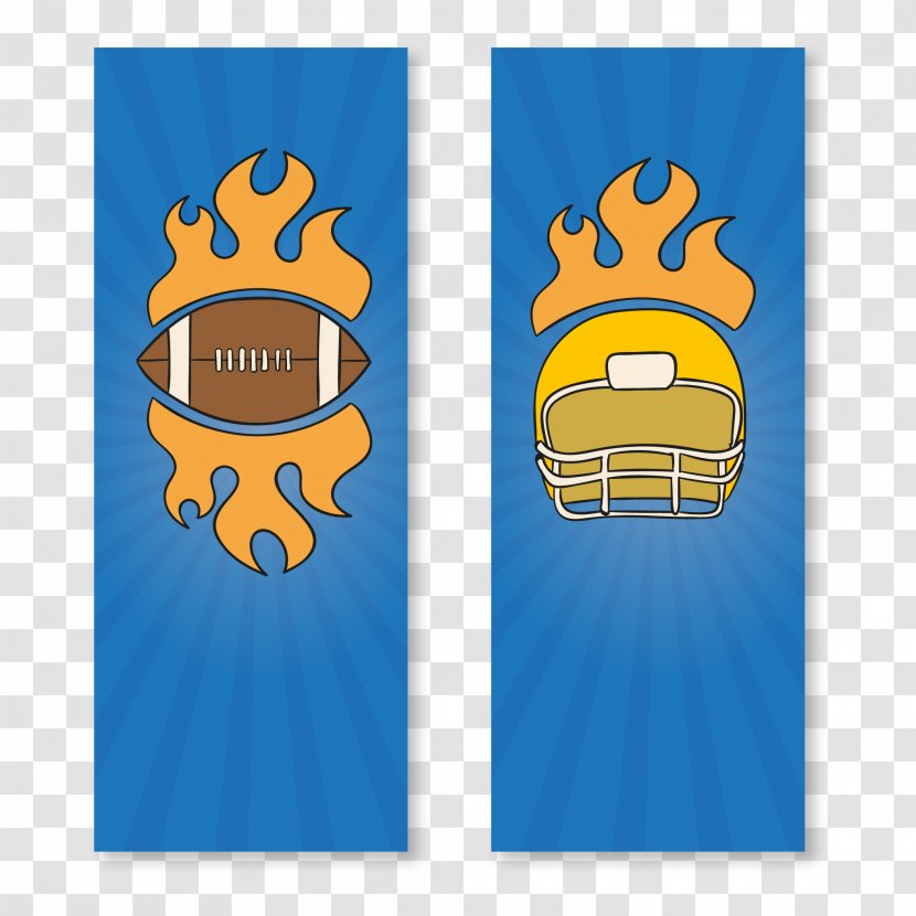 American Football Helmet Euclidean Vector Icon - Rugby - Hand-painted And Ball Transparent PNG